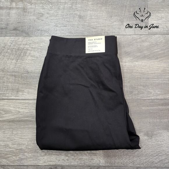 Max Studio High Waist Skinny Ankle Legging Size 2X - Picture 6 of 6